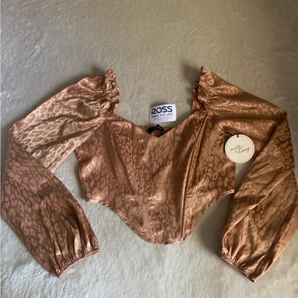 Cheetah Print Blouse
